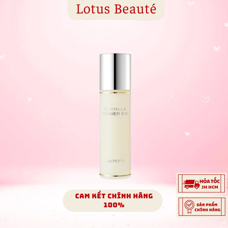 Nước Hoa Hồng Dưỡng Da Cấp Ẩm Căng Bóng Dr.Pepti Centella Toner Ex ( 180ml )