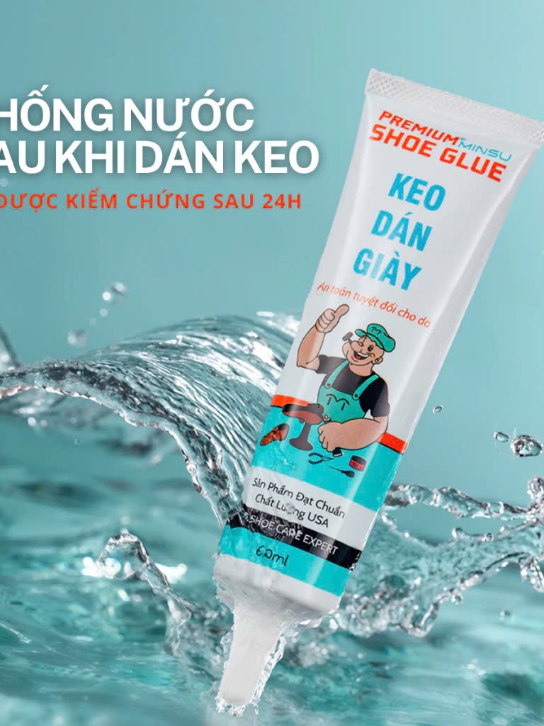 Ảnh Keo Dán Giày Trong Suốt Siêu Dính Đa Năng Chính Hãng MINSU M2522 Chuyên Dụng Cho Giày Dép Thể Thao An Toàn Cho Da 60ml 4