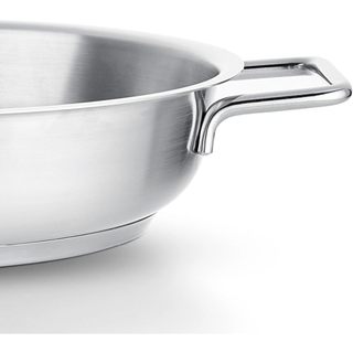 HCM Chảo inox 2 quai Fissler Pure thép không gỉ cao cấp,đáy phân phối nhiệu đều,2 quai tiện lợi GermanySnT HCM