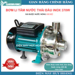 Máy bơm đầu inox Shanying Nhật Bản 370w - 750W dùng điện 220v chuyên bơm hóa chất, nước thải, nước nóng 100 độ — ảnh 1