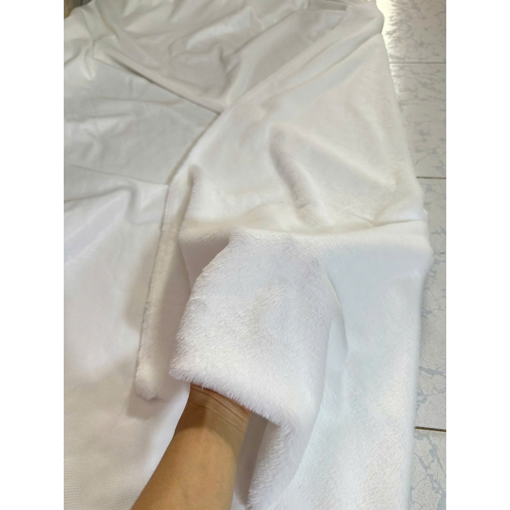 Thảm lông trắng mịn - Thảm lông trải tủ điện thoại - Thảm lông mịn trải bàn trang điểm