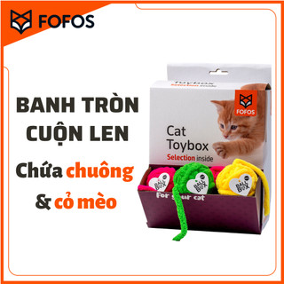 [1 quả] Quả bóng đồ chơi vui nhộn cho mèo FOFOS