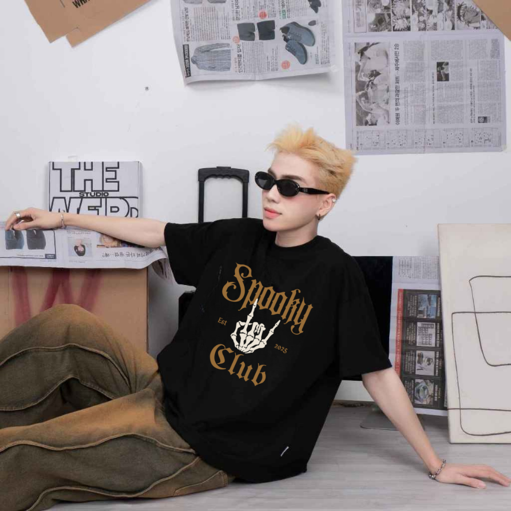 [ HÀNG LOẠI 1] Áo thun BOXY Nam,Nữ in hình họa tiết xinh xắn, Cotton 100% vải 260gsm HAMENM009