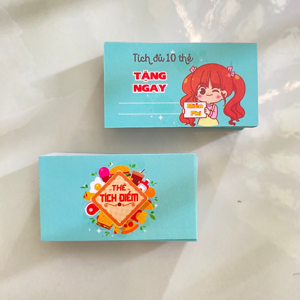 THẺ TÍCH ĐIỂM BÁNH MÌ, ĐỒ ĂN VẶT - CARD TÍCH ĐIỂM MUA HÀNG KHOAI TÂY CHIÊN, BÁNH ĂN VẶT CÁC LOẠI (CÓ SẴN)