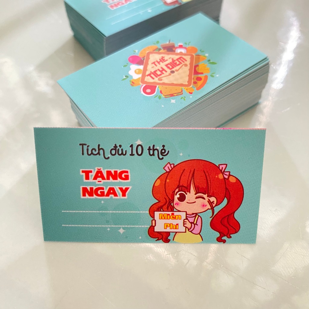 THẺ TÍCH ĐIỂM BÁNH MÌ, ĐỒ ĂN VẶT - CARD TÍCH ĐIỂM MUA HÀNG KHOAI TÂY CHIÊN, BÁNH ĂN VẶT CÁC LOẠI (CÓ SẴN)