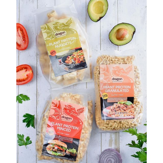 Thịt chay từ đậu Hà Lan hữu cơ Dragon Superfoods plant protein, không đậu nành, không gluten