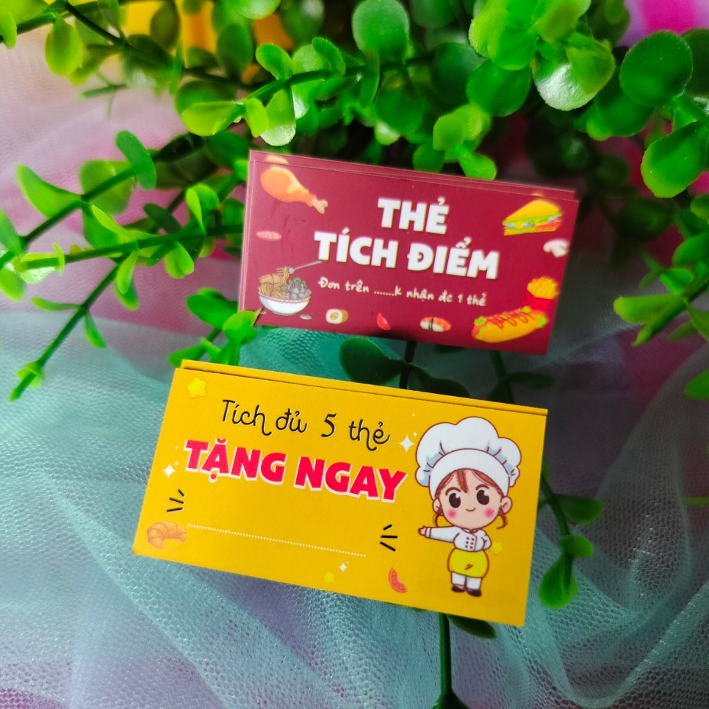 100 THẺ TÍCH ĐIỂM BÁNH MÌ, ĐỒ ĂN VẶT - CARD TÍCH ĐIỂM MUA HÀNG KHOAI TÂY CHIÊN, BÁNH ĂN VẶT CÁC LOẠI (CÓ SẴN)