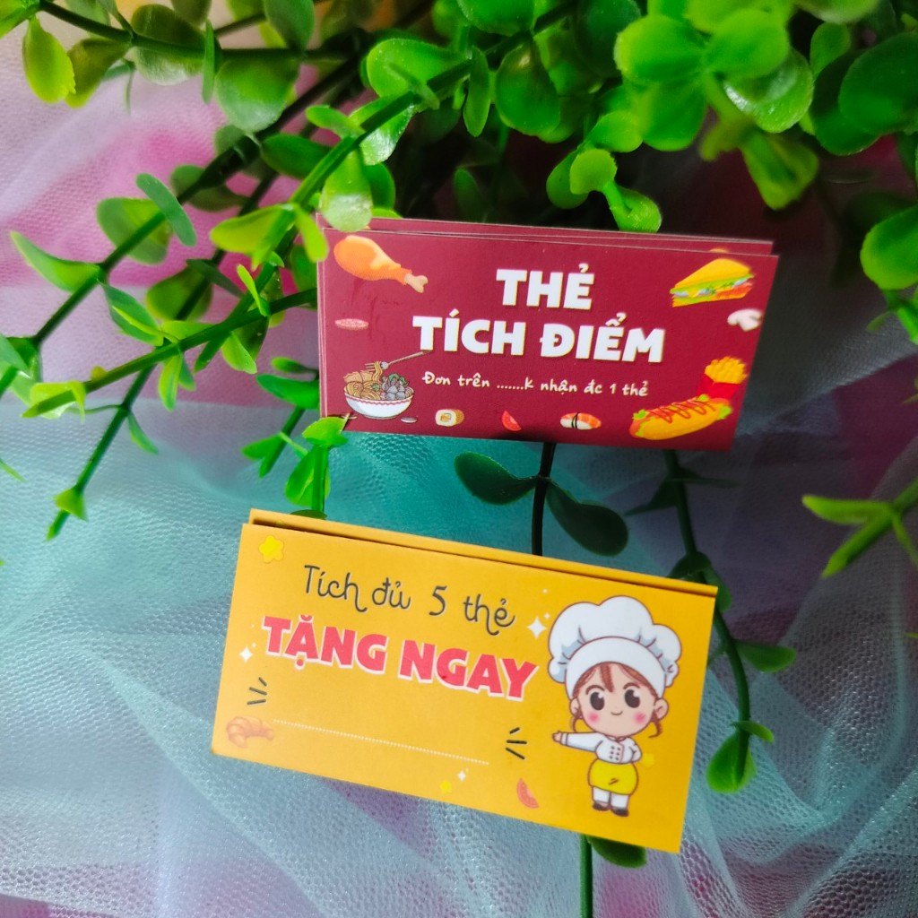 100 THẺ TÍCH ĐIỂM BÁNH MÌ, ĐỒ ĂN VẶT - CARD TÍCH ĐIỂM MUA HÀNG KHOAI TÂY CHIÊN, BÁNH ĂN VẶT CÁC LOẠI (CÓ SẴN)