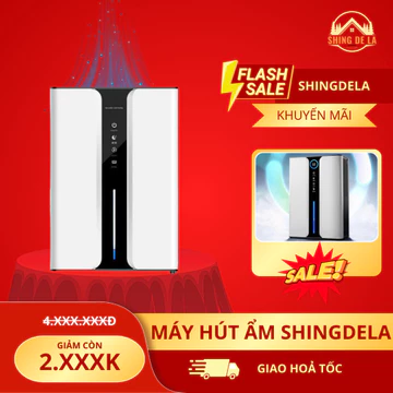 [ XẢ kHO ] Máy Hút ẩm, Máy Lọc Không Khí Diệt Khuẩn - Giúp Nhà Khô Ráo - Xử Lý Không Khí Ẩm Bụi SHING DE LA