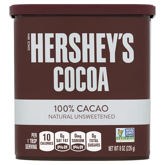 Bột cacao nguyên chất Hershey's Natural Unsweetened 100% Cocoa powder/ Aztec Organics