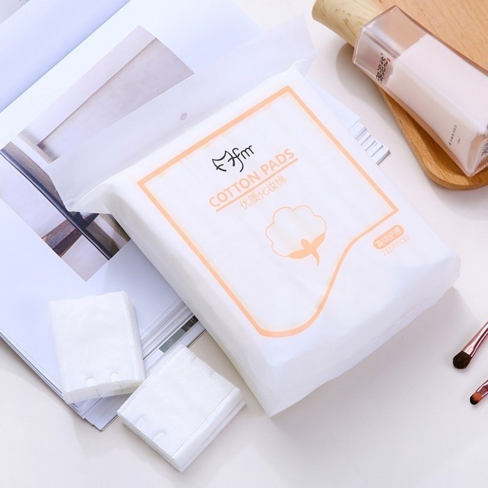 Combo 5 Gói - bông tẩy trang, bông tẩy trang 222 miếng 3 lớp Cotton pads