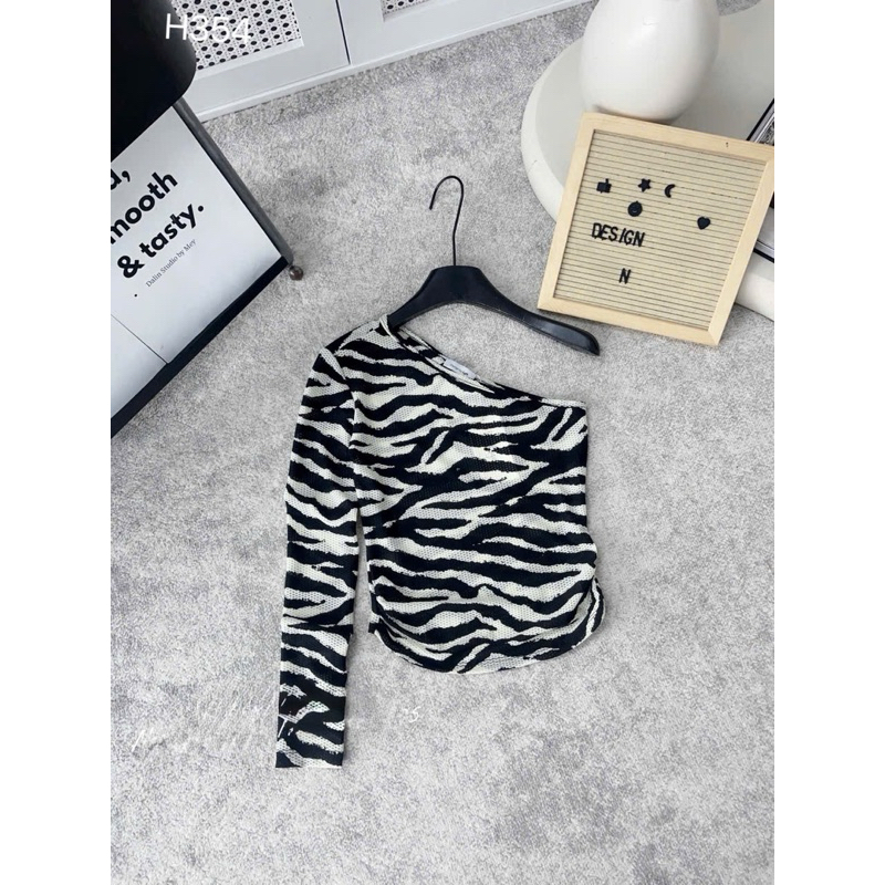 Áo body vằn lệch vai mix đồ cực chất hách dáng lắm