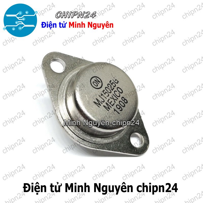[1 con] (KT2) Transistor MJ15025G TO-3 PNP 16A 250V (MJ15025 MJ 15025 ...