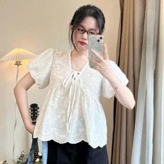 Áo Babydoll Form Rộng Xinh Xắn Dáng Yêu, Phong Cách Nữ Tính Trẻ Trung