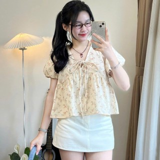 Áo Babydoll Form Rộng Xinh Xắn Dáng Yêu, Phong Cách Nữ Tính Trẻ Trung