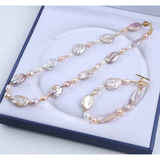 chuỗi Ngọc trai dị nước ngọt dài 45 cm. HV9