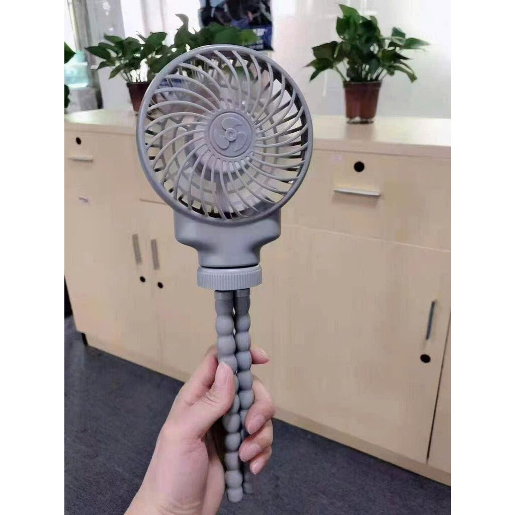 Quạt uống cong Octopus Fan đa năng, cắm trại, gọn nhẹ dễ mang theo