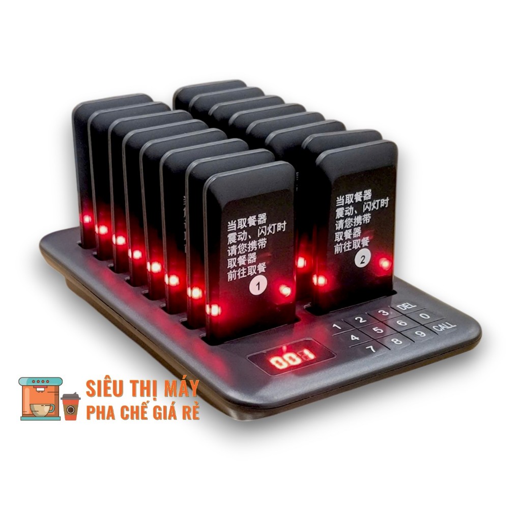 [SỈ] Bộ Thẻ Rung Order – Gọi Khách, Tự Phục Vụ Chính Hãng, Xa Vượt Trội ...