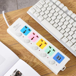 Ổ ĐIỆN 6 LỖ CÓ CỐNG TẮC AN TOÀN TỪNG Ổ SIÊU TIỆN LỢI