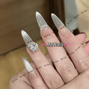 Nail Box Thiết Kế Thạch Nude Đá To Siêu Sang Siêu Sáng Tiểu Thư Sang Trọng M125