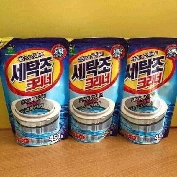 GÓI 450GR BỘT TẨY LỒNG MÁY GIẶT HÀN QUỐC TIỆN LỢI