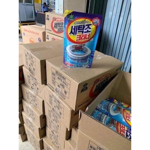 GÓI 450GR BỘT TẨY LỒNG MÁY GIẶT HÀN QUỐC TIỆN LỢI