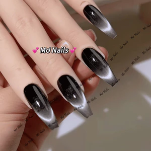 Nail Box Thiết Kế Đen Huyền Bí Mắt Mèo Cực Quang Siêu Sáng M132