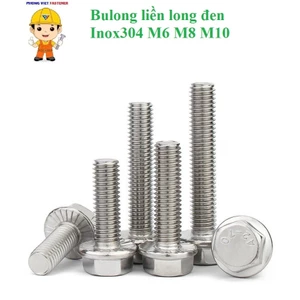 1 cái M6,M8,M10 Bulong liền long đen inox304 M6-M10
