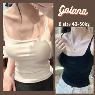 Áo 2 Dây  sợi Bún, Áo hai dây CÓ MÚT ĐỆM quai Nhỏ Ôm Body Dáng Croptop Quyến Rũ Bl36 (có bigsize)