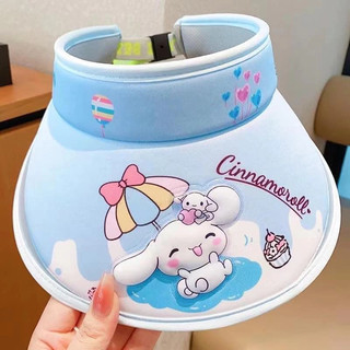 Mũ chống nắng cho bé, nón rộng vành hở chóp chống tia cực tím UV họa tiết kuromi,merody siêu dễ thương cho bé 🌸🌸🌸