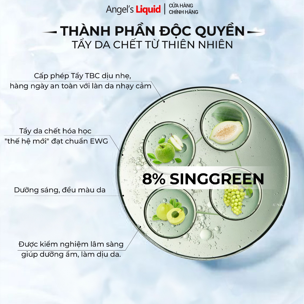 Ảnh Lăn Nách Khử Thâm, Dưỡng Trắng Mát Lạnh Angel's Liquid Glutathione+Niacinamide Arbutin Cooling Fresh Deodorant 60ml 4