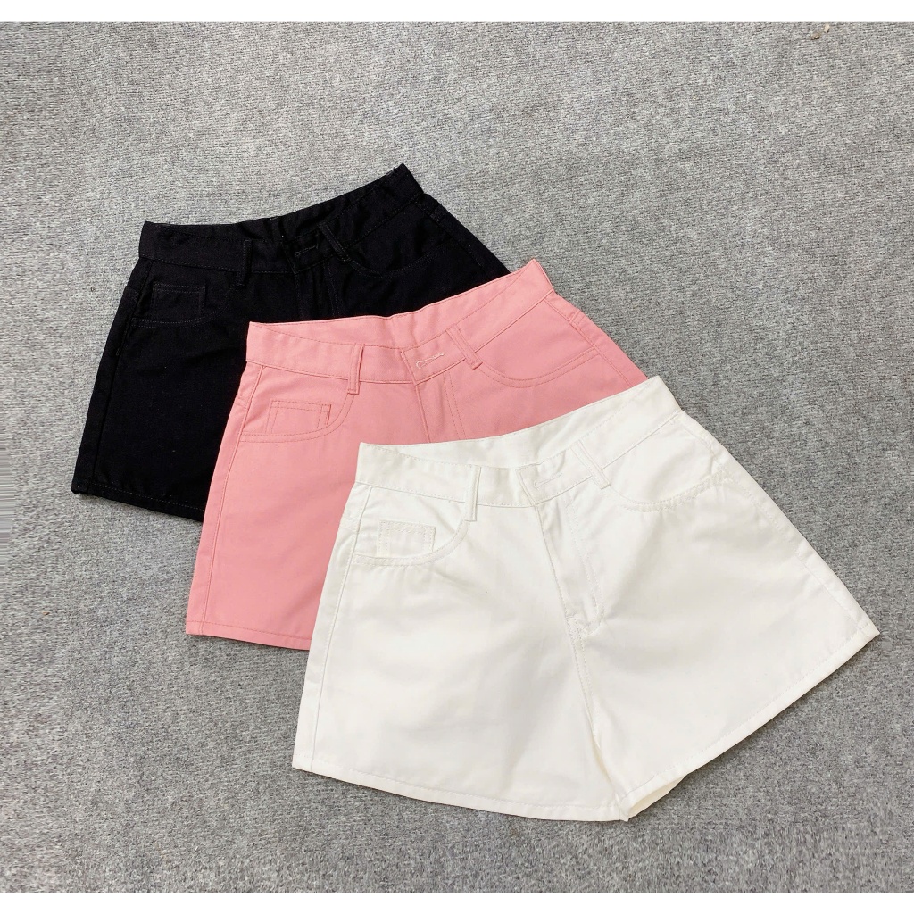 Quần Đùi Kaki Ống Rộng Bigsize Nữ,Quần Short Kaki Dáng Chữ A Trơn Lên Phom Tôn Dáng Q531