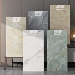 Miếng Dán Tường Vân Đá Bóng cao cấp 30x60cm có keo sẵn, chống thấm, cách nhiệt, Tấm dán tường vân cẩm thạch, decal