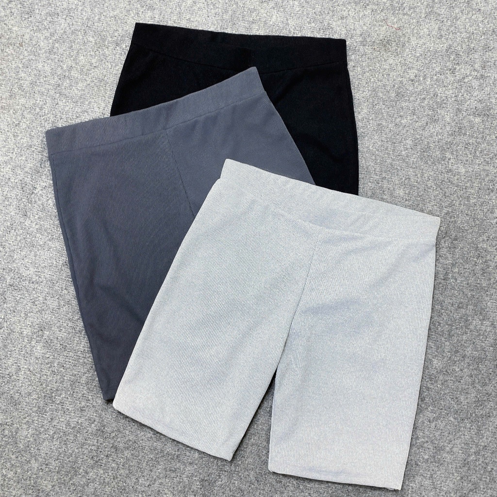 Quần Ngố Legging Đùi Bigsize Nữ Vải Ruby Hàn Dày Dặn Thấm Hút Mồ Hôi Phom Basic Dễ Mặc Q532