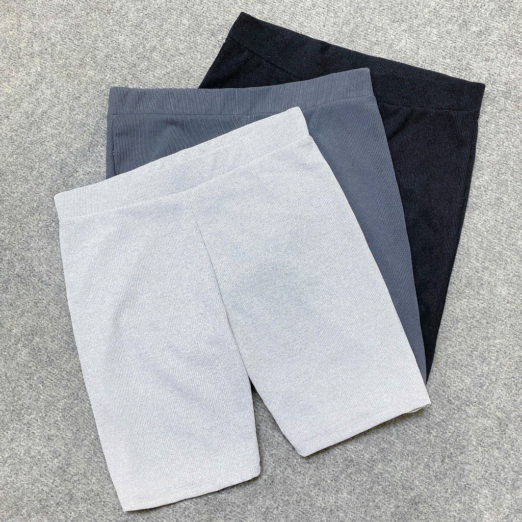 Quần Ngố Legging Đùi Bigsize Nữ Vải Ruby Hàn Dày Dặn Thấm Hút Mồ Hôi Phom Basic Dễ Mặc Q532