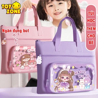 Túi Xách Học Thêm Cho Học Sinh Tiểu Học Đủ Mẫu Cho Bé Trai Bé Gái, Màu Sắc Hoạt Hình Ngộ Nghĩnh, Tiện Lợi Dễ Mang Theo