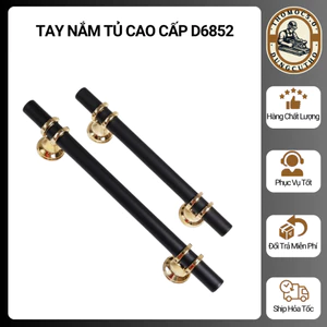 TAY NẮM TỦ QUẦN ÁO ĐEN VÀNG SANG TRỌNG LỊCH SỰ CAO CẤP [Thomoc5.0]