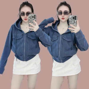 Áo Khoác NHUNG Trơn Phối Túi THỜI TRANG Vải Mịn CHỐNG NẮNG TỐT