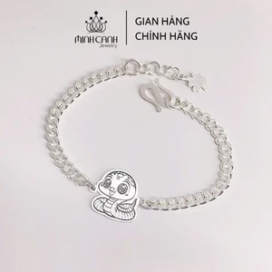 Lắc Bạc Hình Con Rắn Khắc Tên Món Quà Ý Nghĩa Cho Bé Yêu - Minh Canh Jewelry