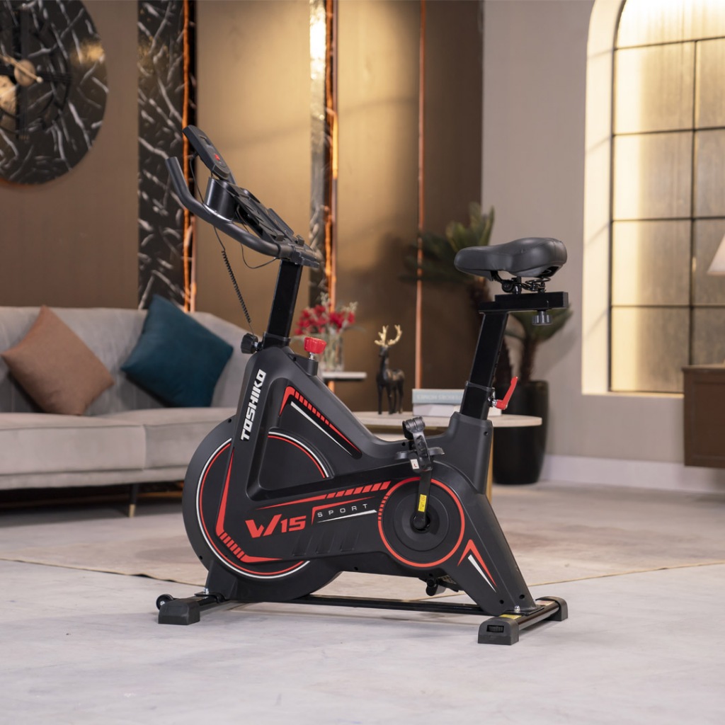 Ảnh Xe đạp tập thể dục thể thao tại nhà TOSHIKO W15 cao cấp sử dụng công nghệ kháng từ hàng chính hãng Bảo hành 3 năm 1