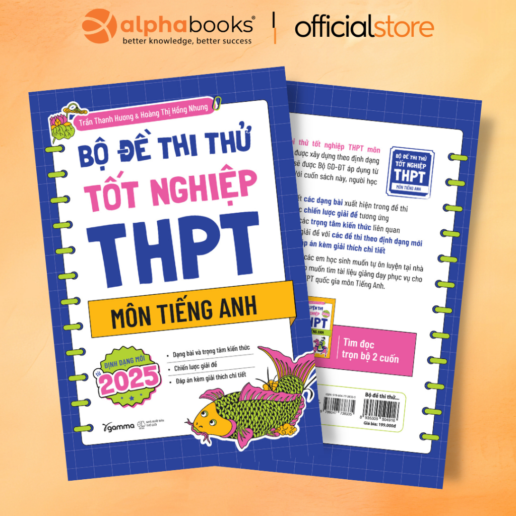 Sách - Bộ Đề Thi Thử Tốt Nghiệp THPT Môn Tiếng Anh - Định dạng mới từ 2025 (Gamma)