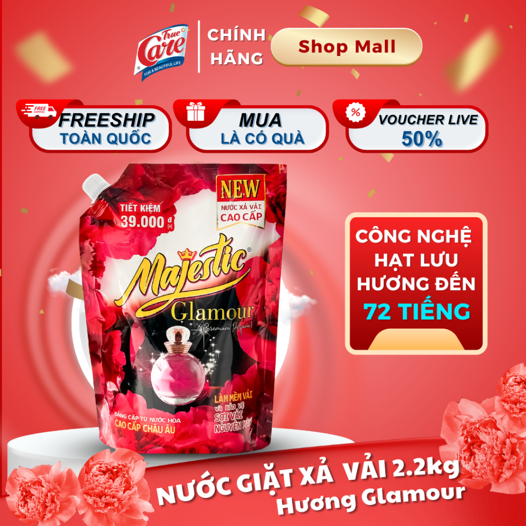Nước Xả Vải True Care Hương Glamour (1.15Kg - 2.2Kg)
