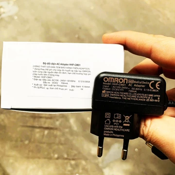 Bộ dây sạc- Adapter Omron-bộ đổi ngu ồn cho máy đo huyết áp Omron