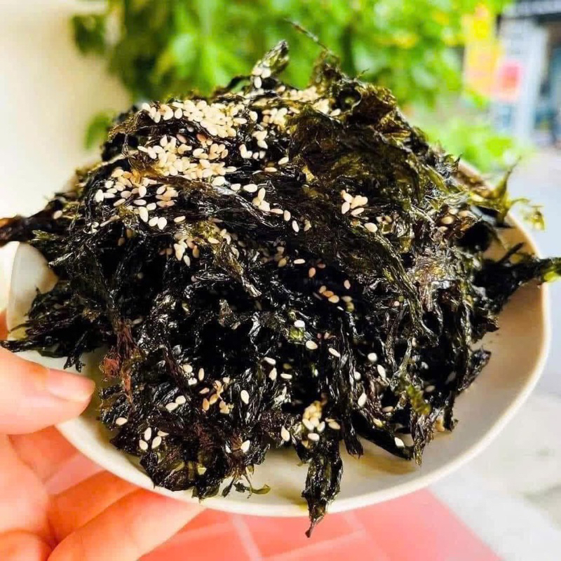 Rong Biển Sư Tử trộn cơm túi khổng lồ bịch gồm 10 gói nhỏ
