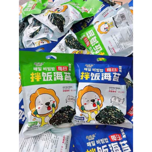 Rong Biển Sư Tử trộn cơm túi khổng lồ bịch gồm 10 gói nhỏ