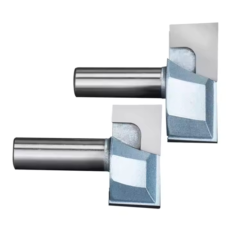 Mũi Soi Gỗ, Mũi phay CNC Gỗ TIDEWAY TLWC0106 Cốt 12.7mm - Phay Rãnh, Soi Góc Vuông, Đánh Nền Gỗ