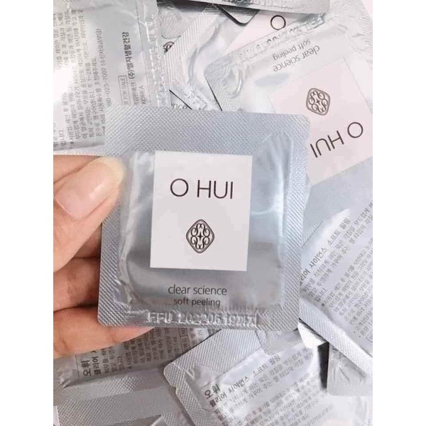 10Tẩy Tế Bào Chết, Tẩy Tế Bào Chết Mặt Sáng Dạ, Sạch Da Ohui Clear Science Soft Peeling Sample 1ml