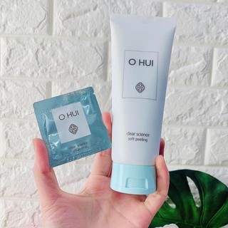 10Tẩy Tế Bào Chết, Tẩy Tế Bào Chết Mặt Sáng Dạ, Sạch Da Ohui Clear Science Soft Peeling Sample 1ml