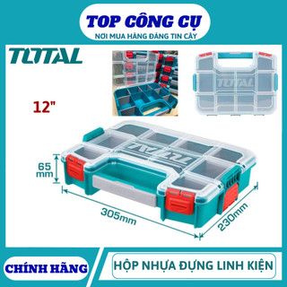 ĐỒ NGHỀ TOTAL Hộp nhựa đựng linh kiện 12 inch TPBX1121