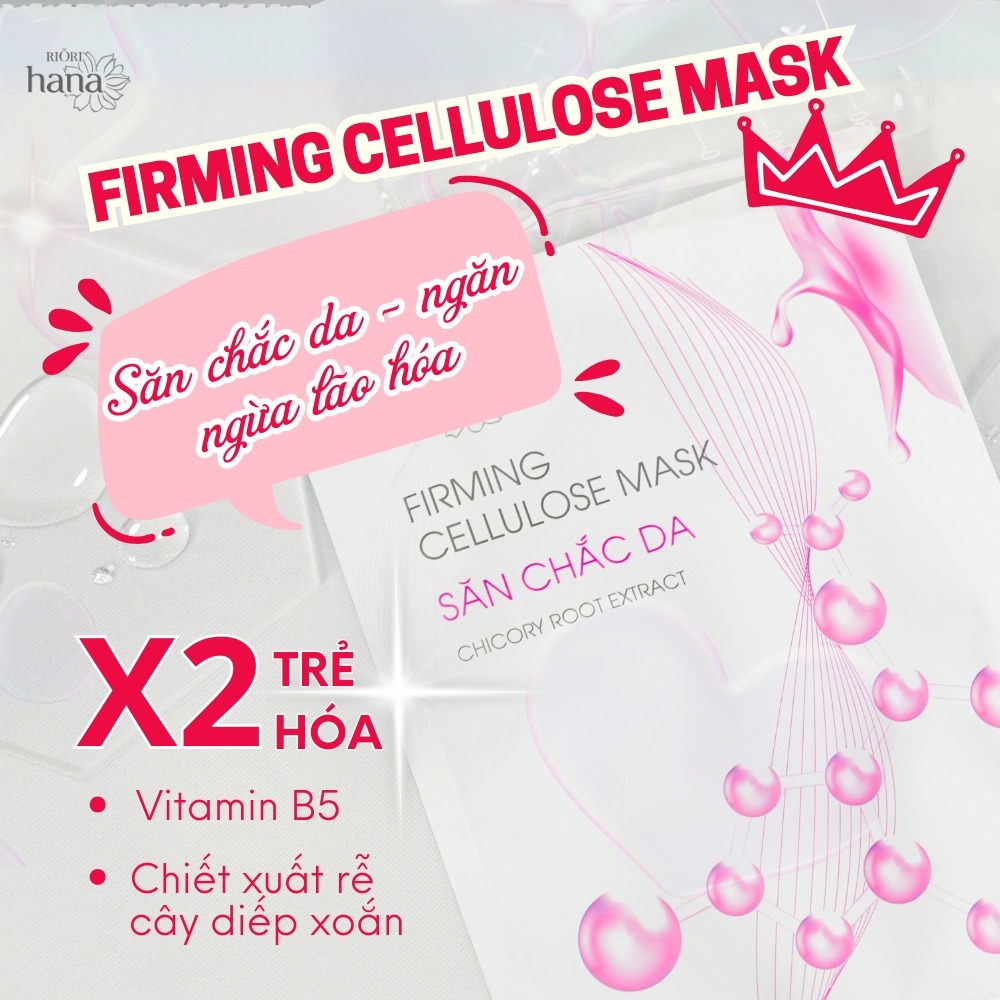 Ảnh Mặt Nạ Sinh Học Cao Cấp RIORI HANA - CELLULOSE MASK 1